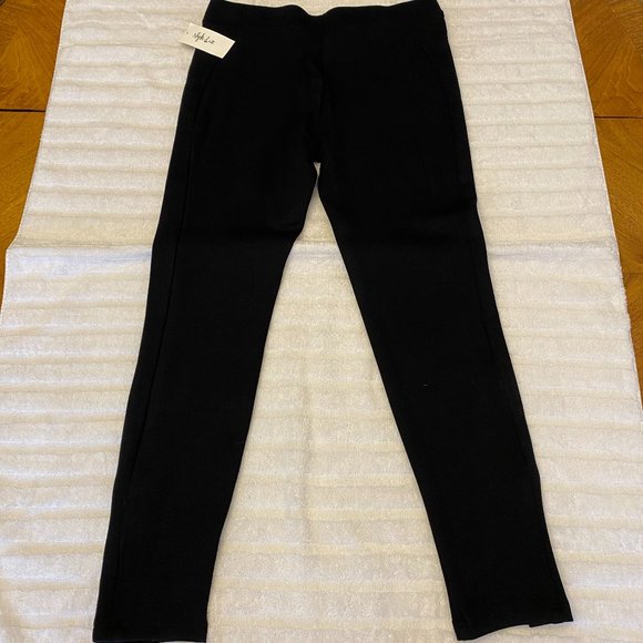 Pull-on stretchy pants with side ankle snap detail - NWT - Picture 2 of 16